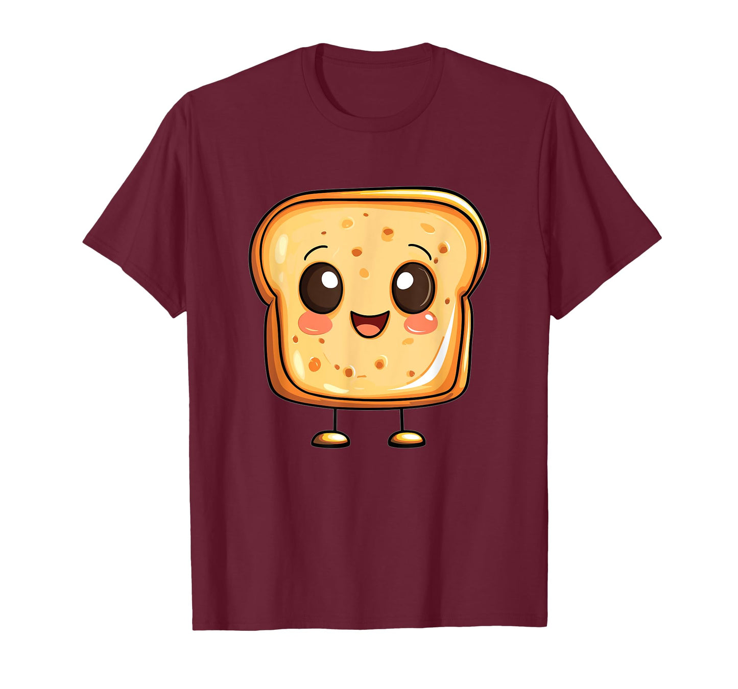 Adorable Toast Cartoon T-Shirt