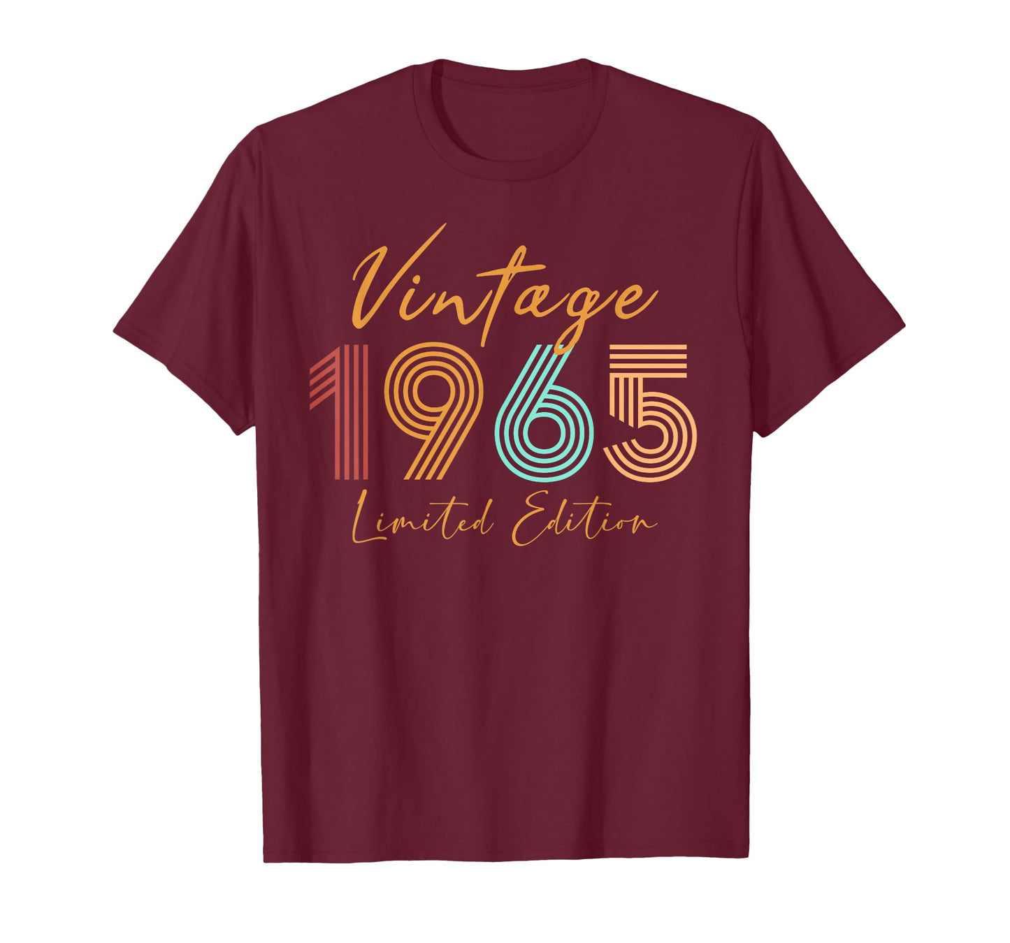 Vintage 1965 Limited Edition 60 Year Old Gifts 60th Birthday T-Shirt
