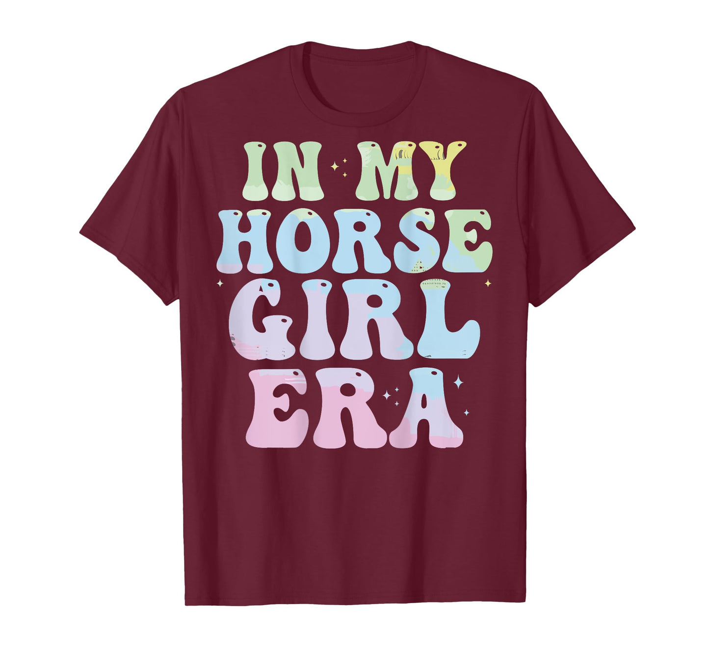 In my horse girl era Equestrian Horse Riding girls (on back) T-Shirt