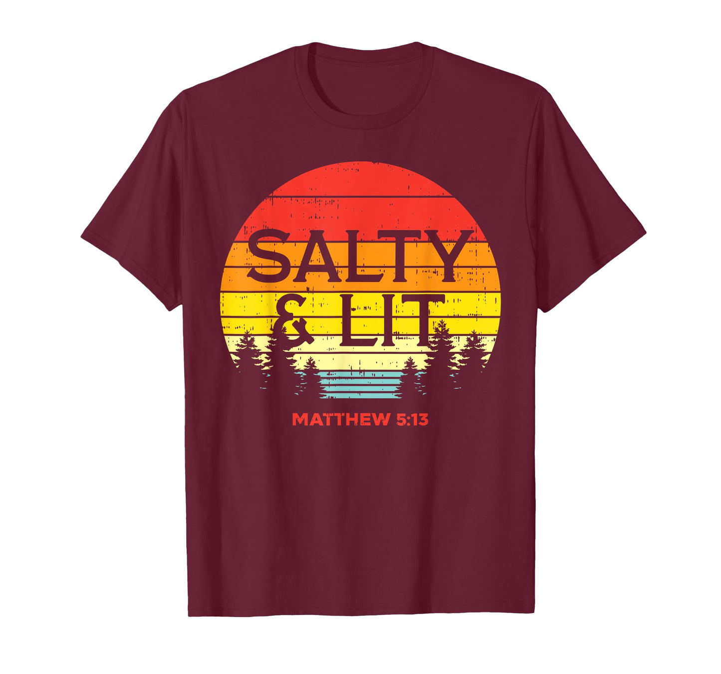Salty And Lit Matthew 5 13 Bible God Jesus Christian Gift T-Shirt
