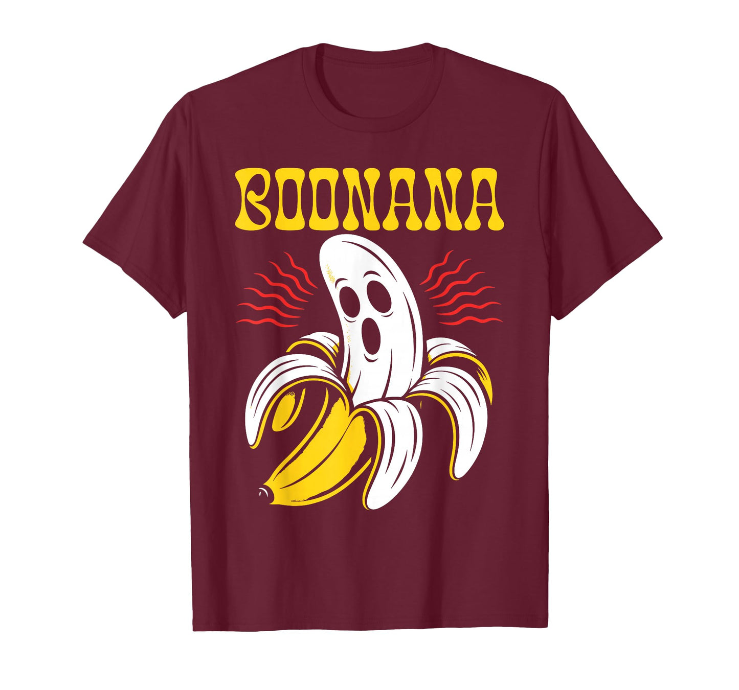 Boonana Cute Ghost Banana Halloween Costume Men Women Kids T-Shirt