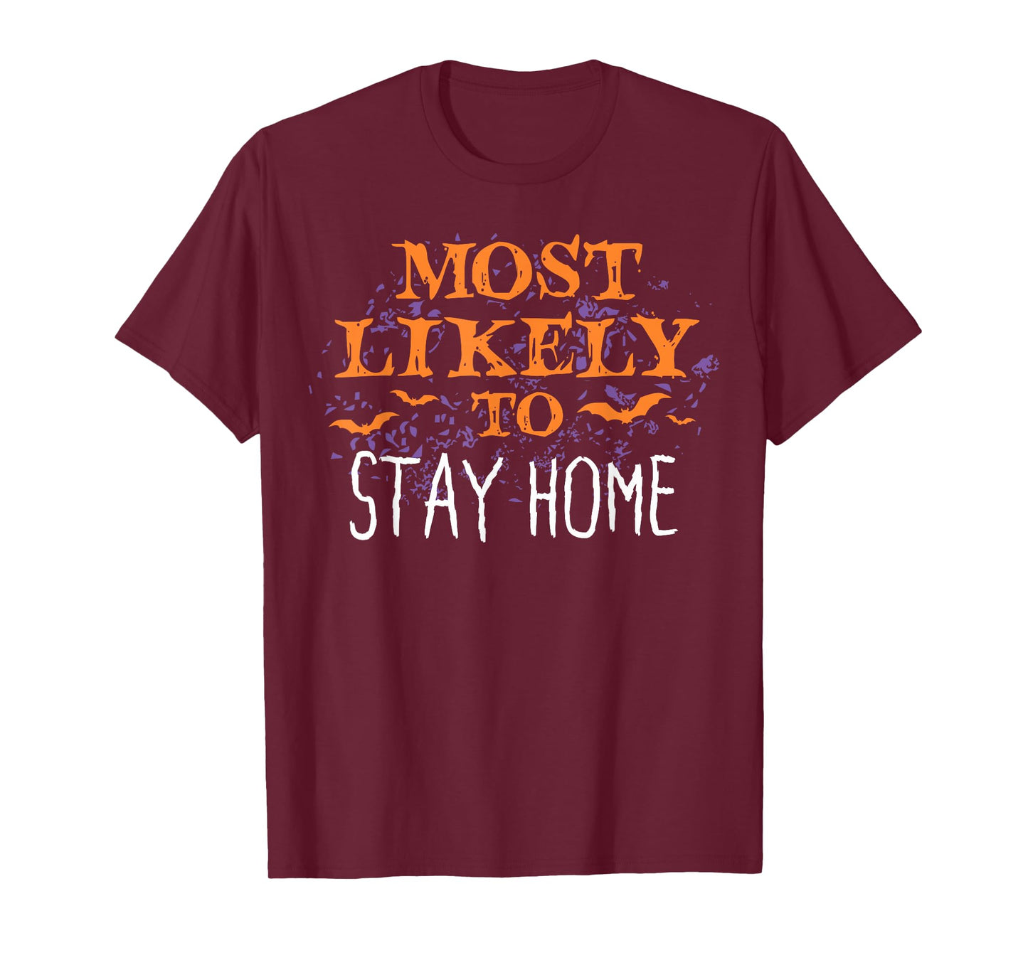 Most Likely To Halloween Stay Home Matching T-Shirt