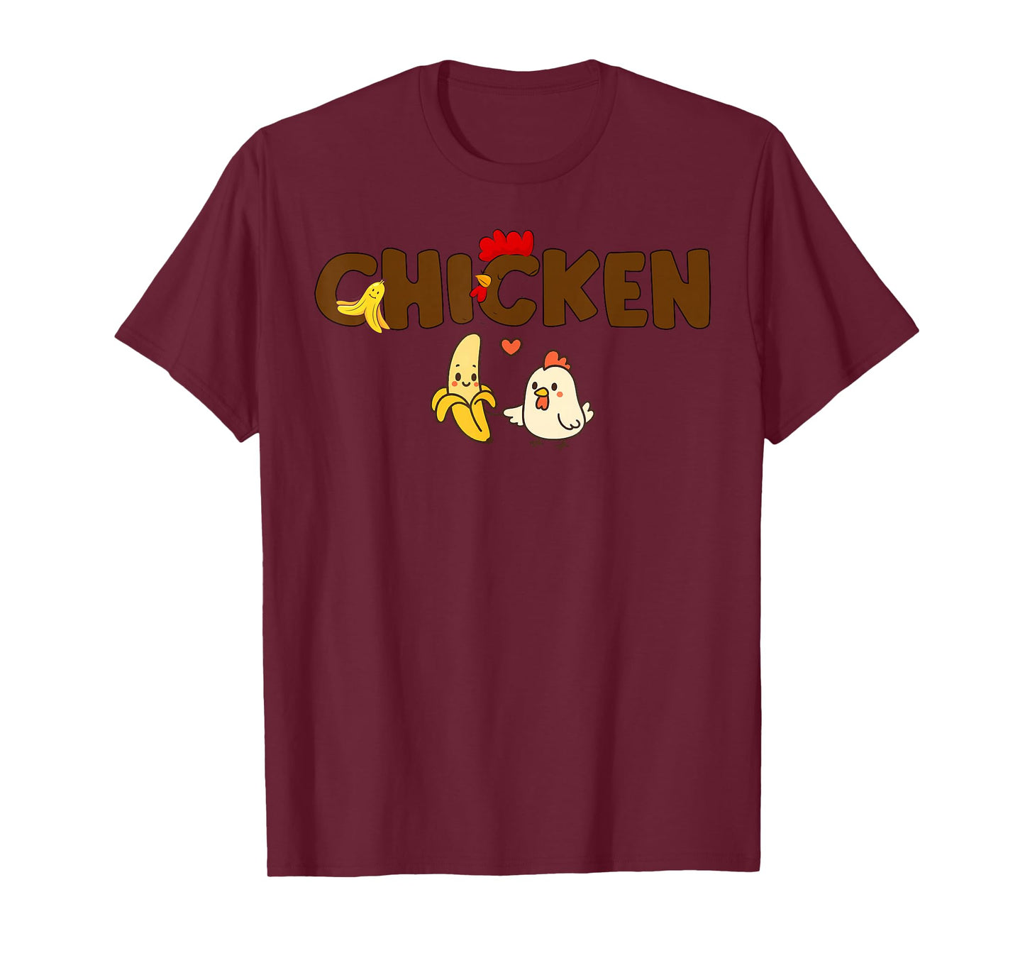 Funny Chicken & Banana Halloween Couples Family Costume 2025 T-Shirt