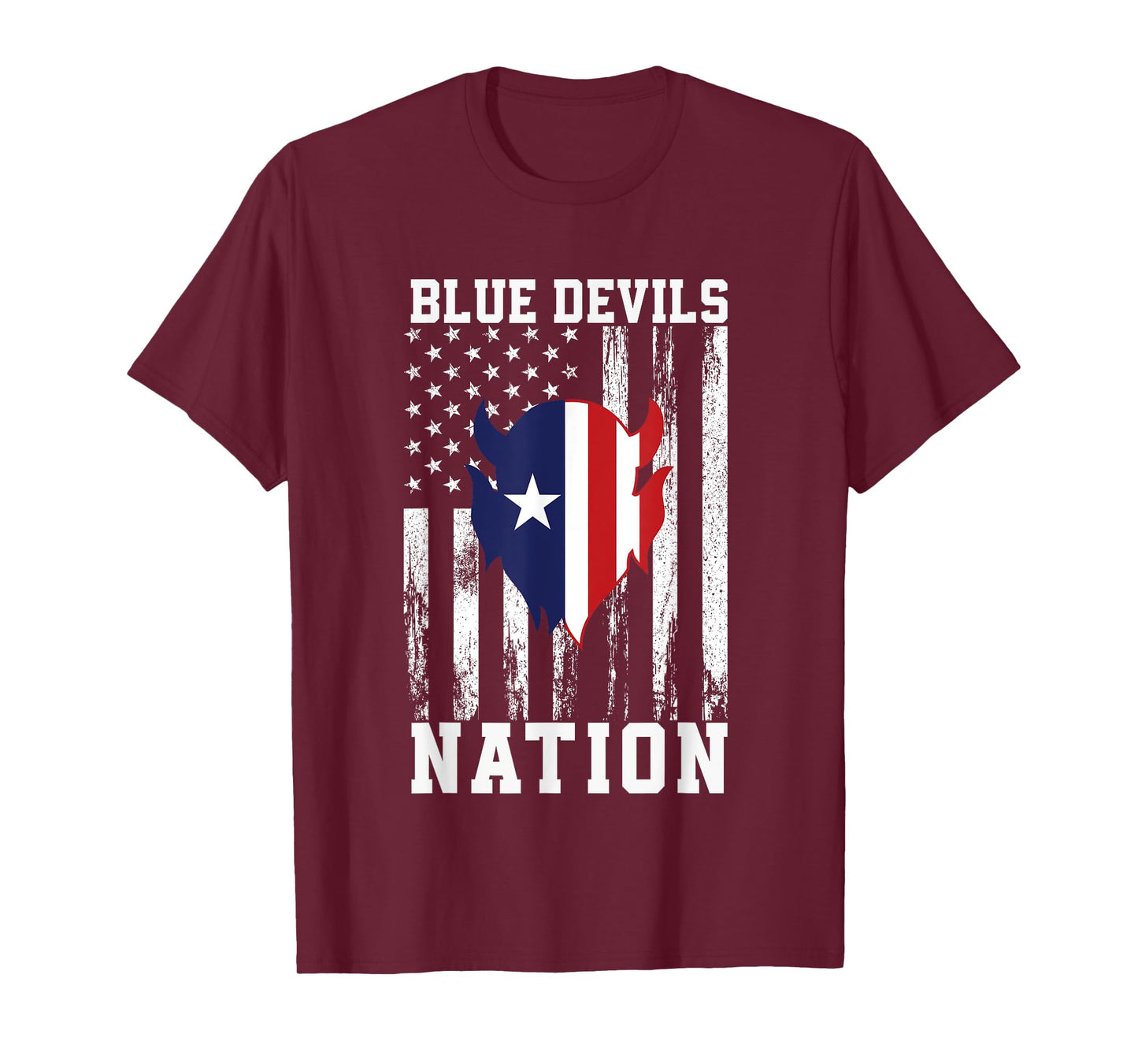Zanesville Blue Devils Logo Nation HS T-Shirt