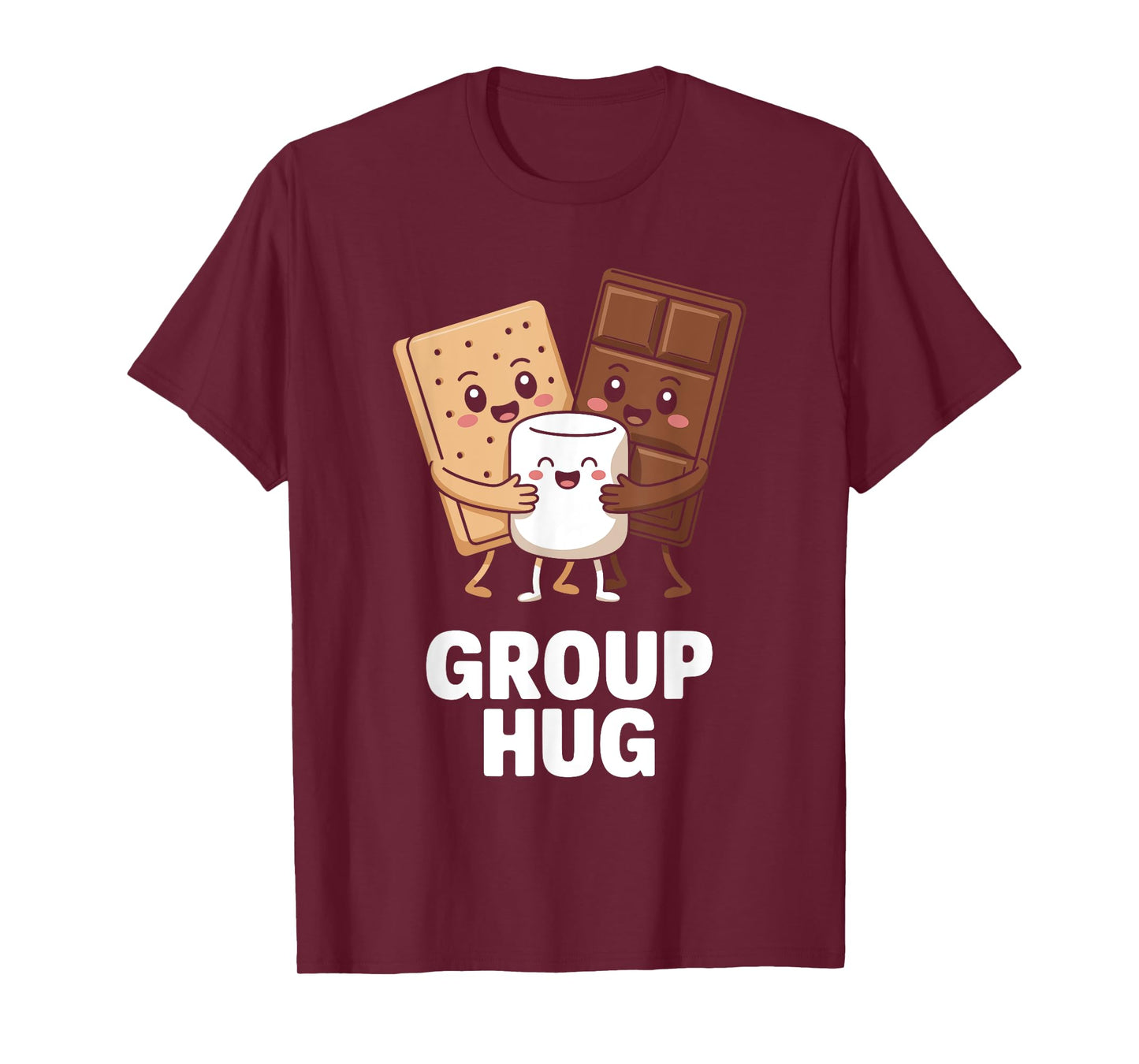 S'more Fun Camping Marshmallow Group Hug Campfire T-Shirt