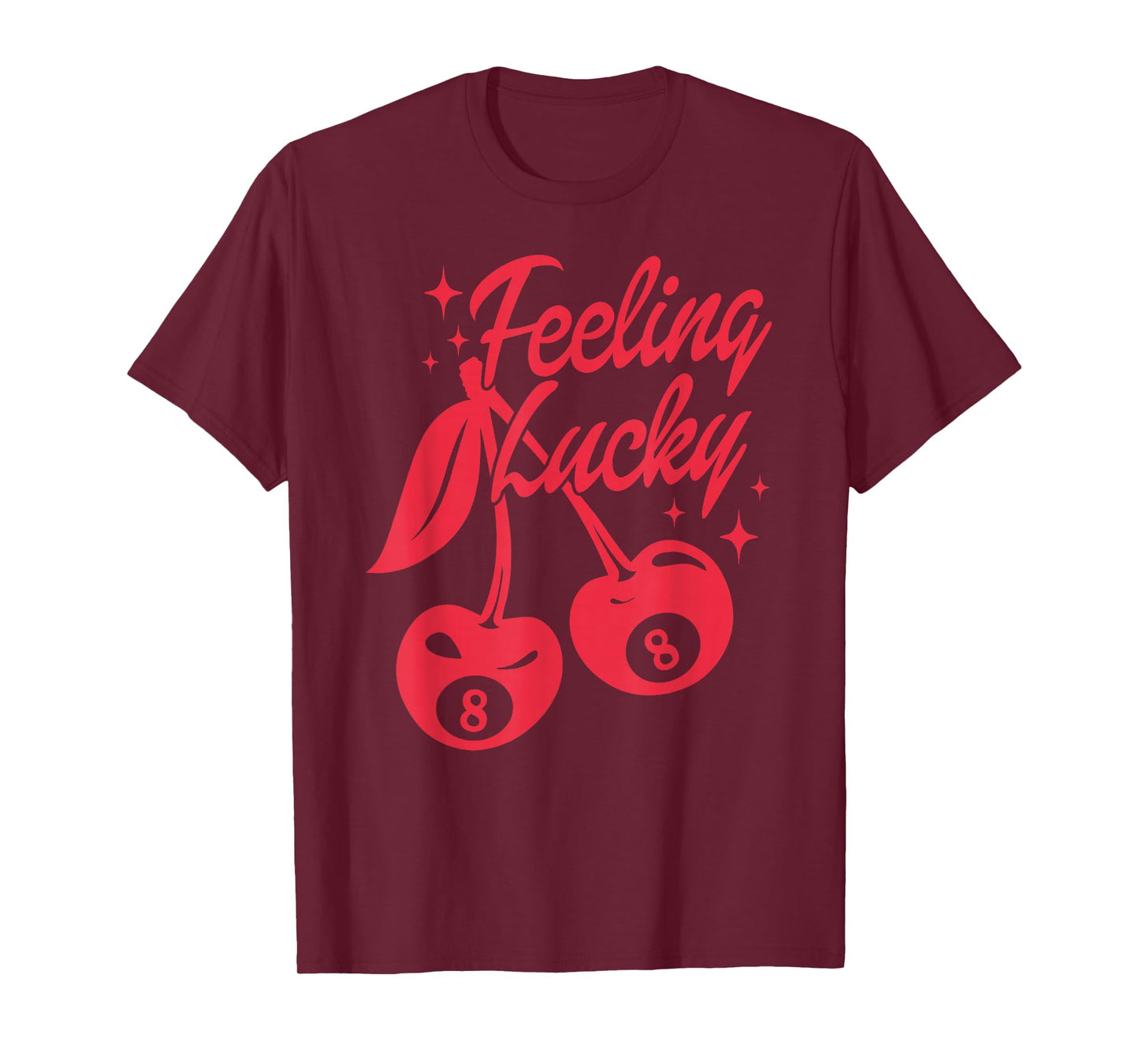 Feeling Lucky Cherry 8 Ball T-Shirt