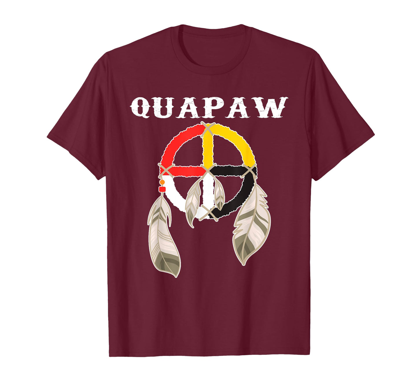 Quapaw Tribe Native American Indian Medicine Wheel T-Shirt