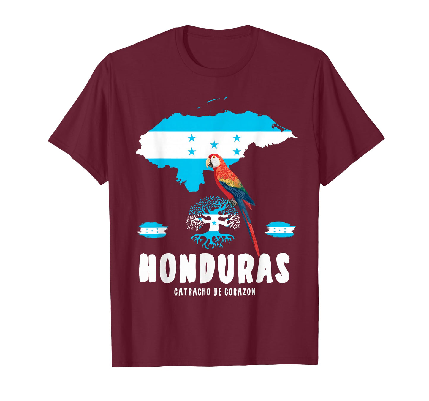 Honduras Roots Outfit Ideas For Women & Honduran Flag T-Shirt