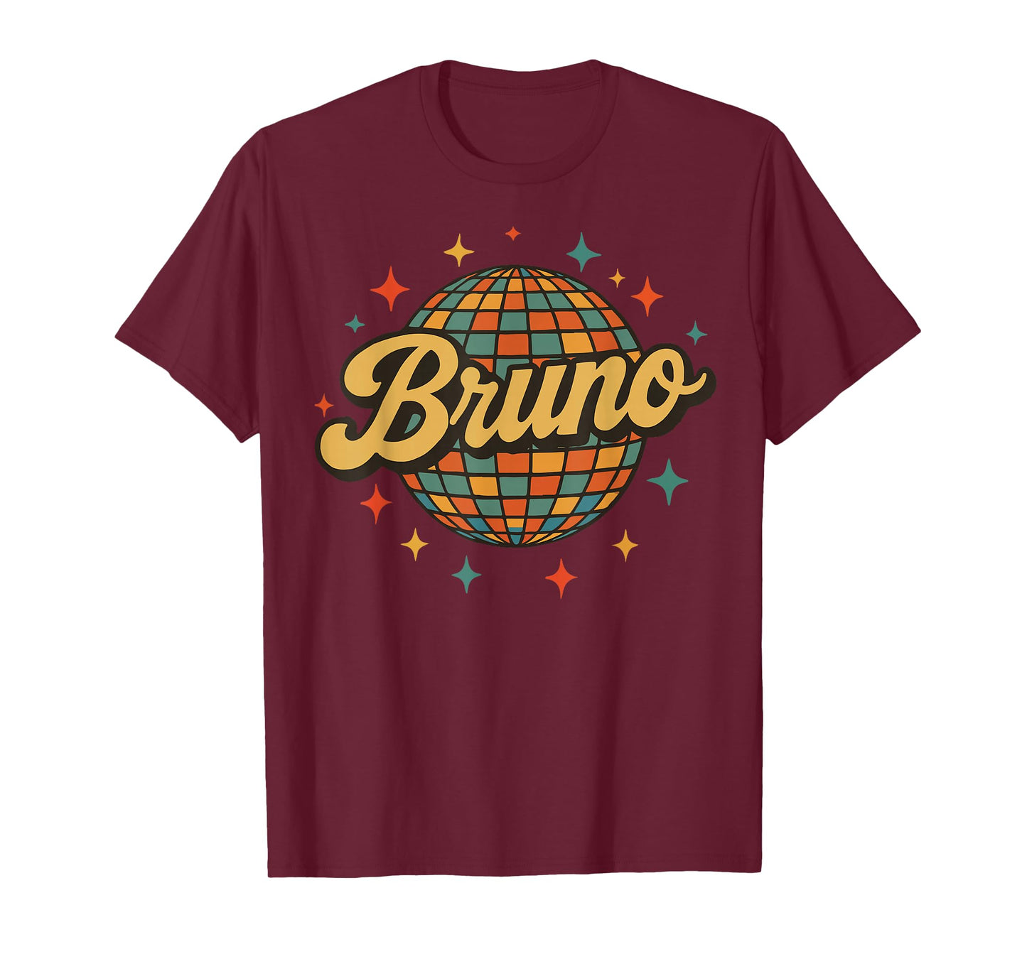 Vintage Bruno Personalized Name I Love Bruno 70's 80's Retro T-Shirt