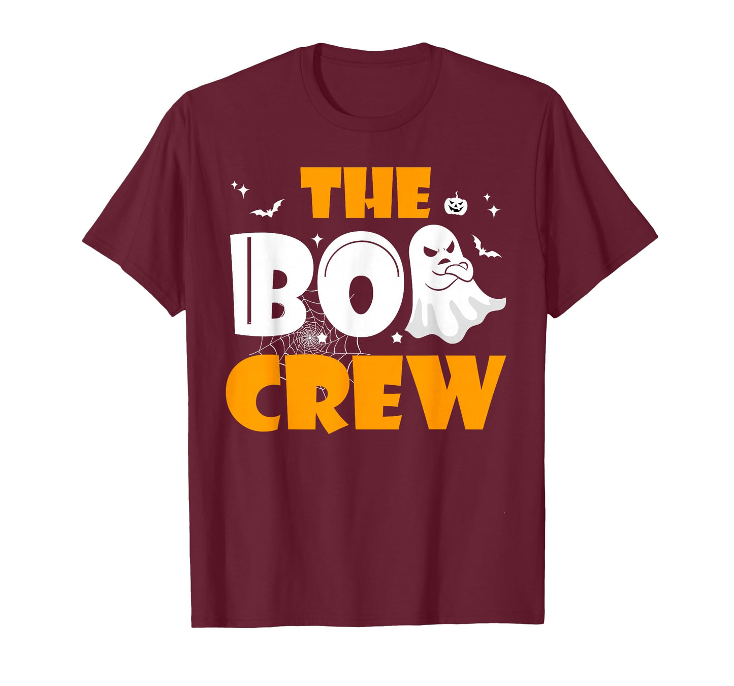 Halloween Ghost The Boo Crew Costume Matching Women Kids Men T-Shirt