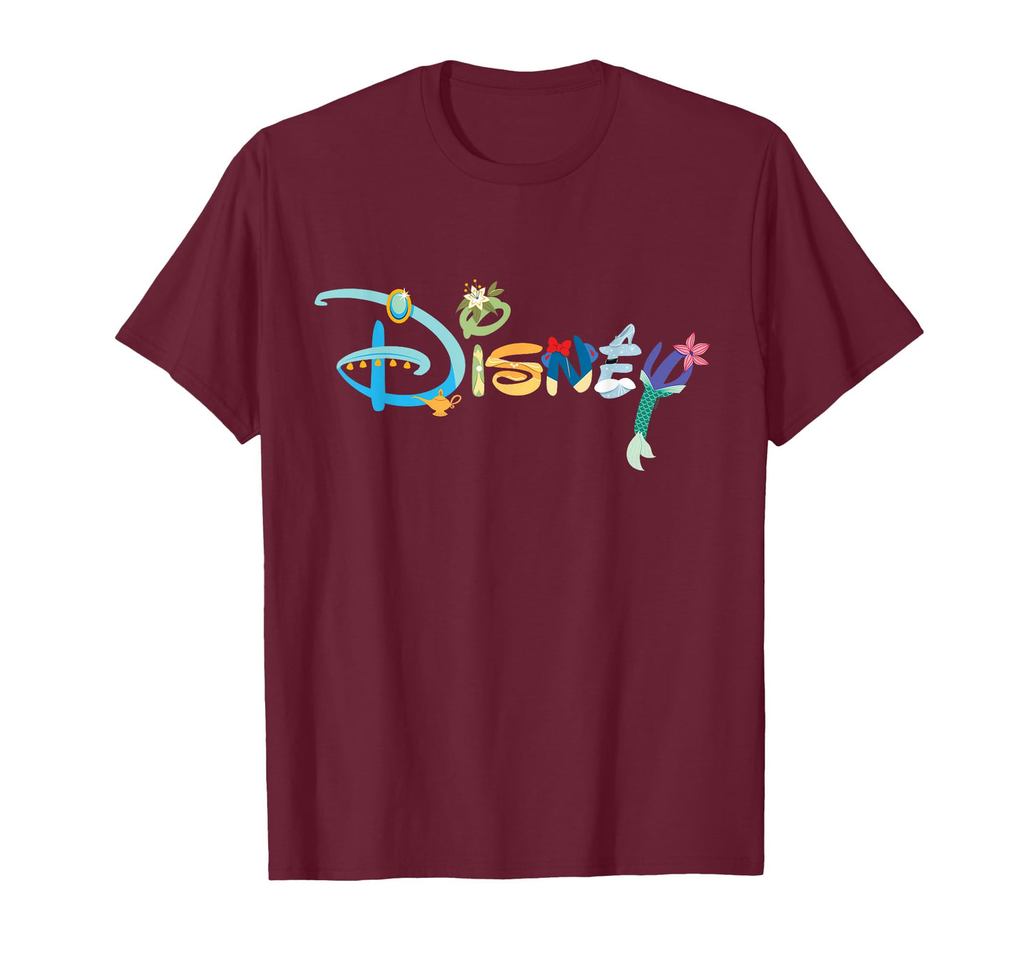 Disney Princess Letters Classic Disney Logo T-Shirt