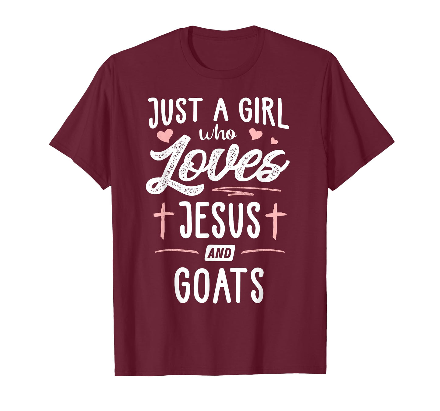 Just A Girl Who Loves Jesus And Goats Women T-Shirt