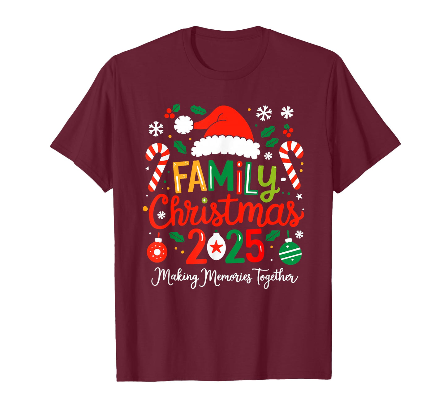 Family Christmas 2025 Matching Family Christmas Xmas Squad T-Shirt