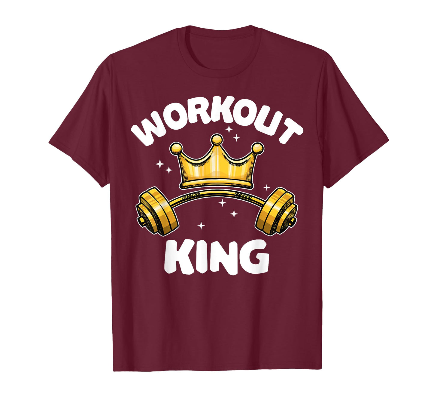 Cool Workout King Partnerlook Team Fitness Training Gym T-Shirt