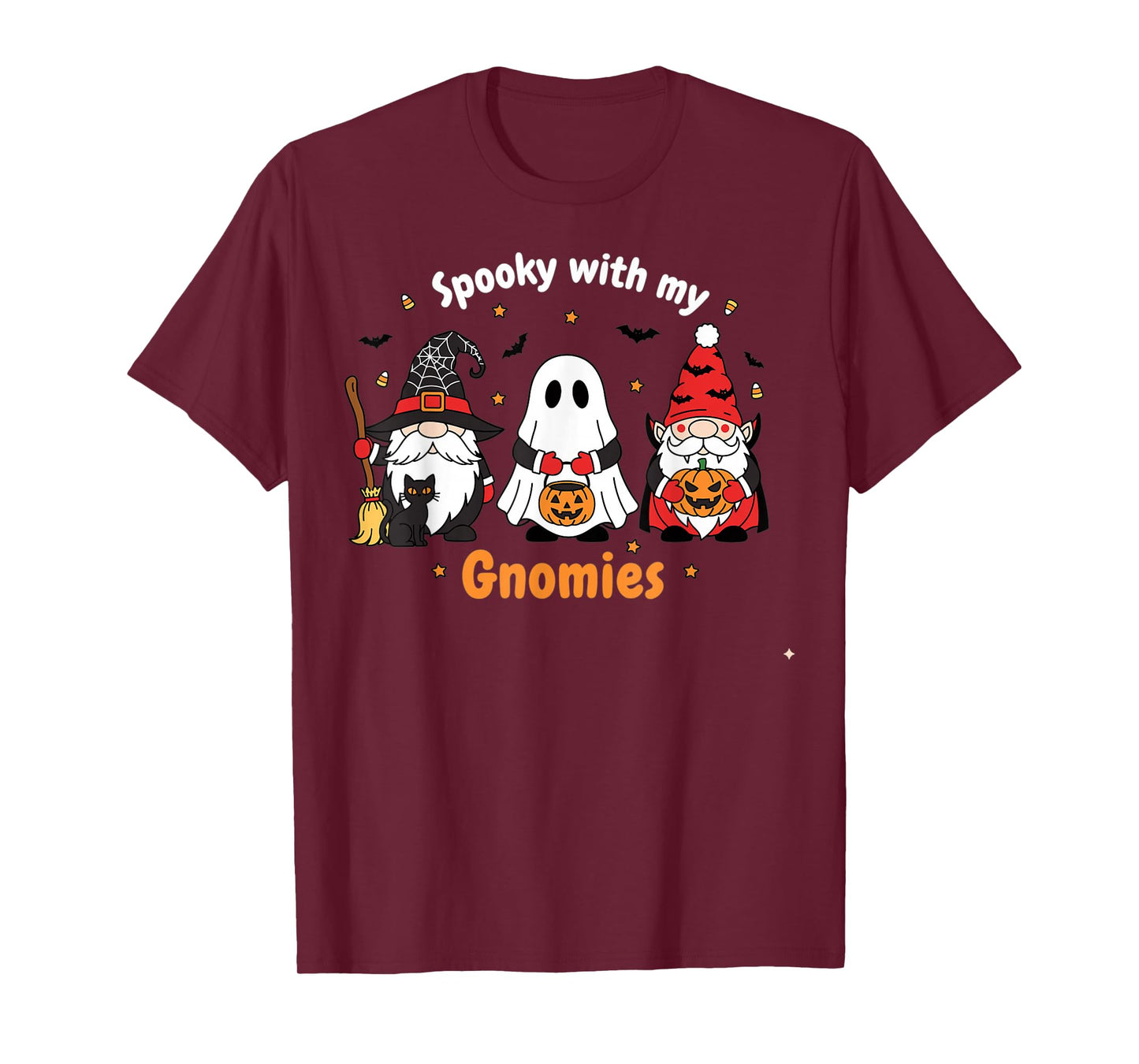 Funny Halloween Gnome Design for Trick or Treat Fans T-Shirt