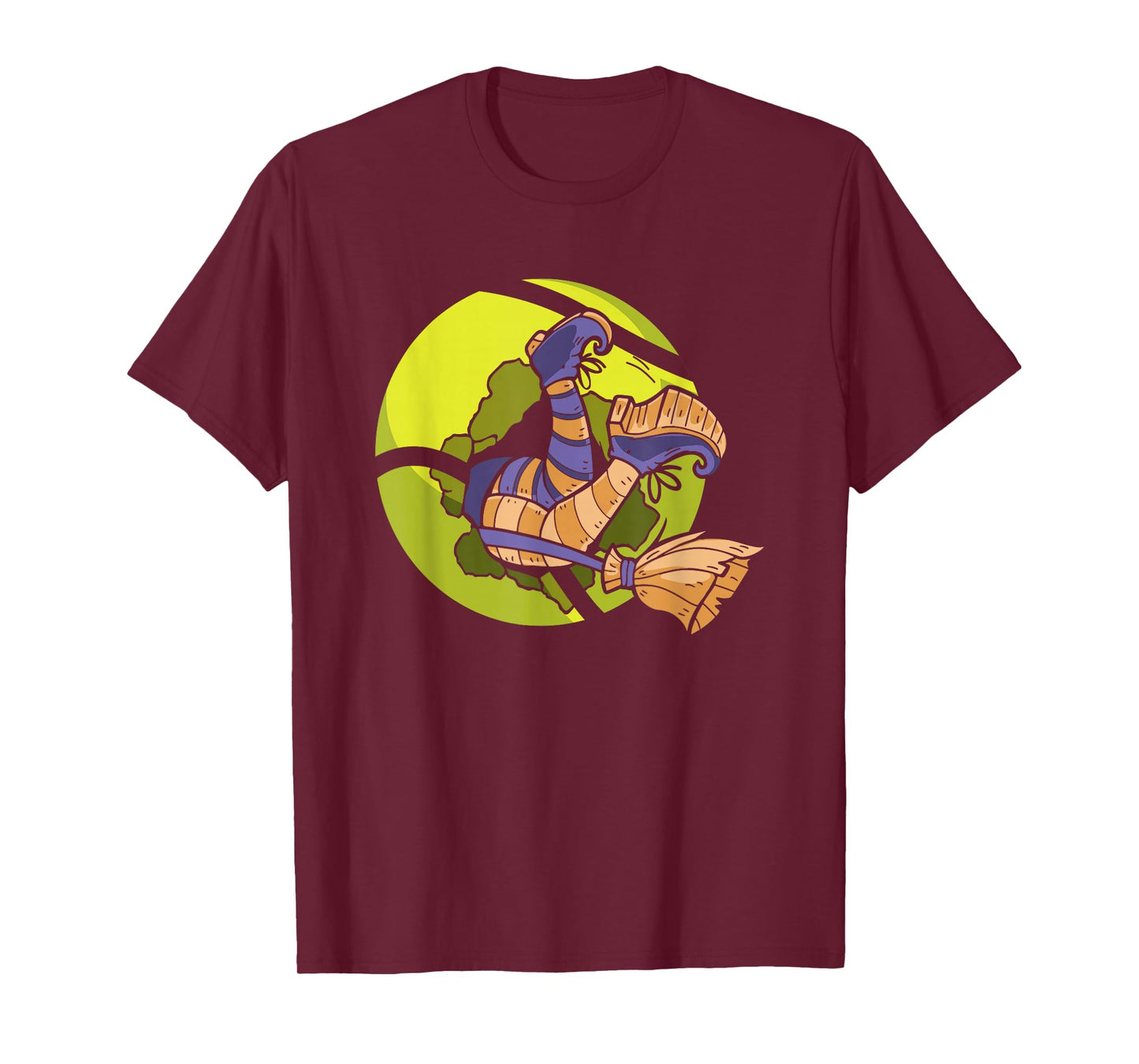 Tennis Player Witch Legs Halloween Humor T-Shirt