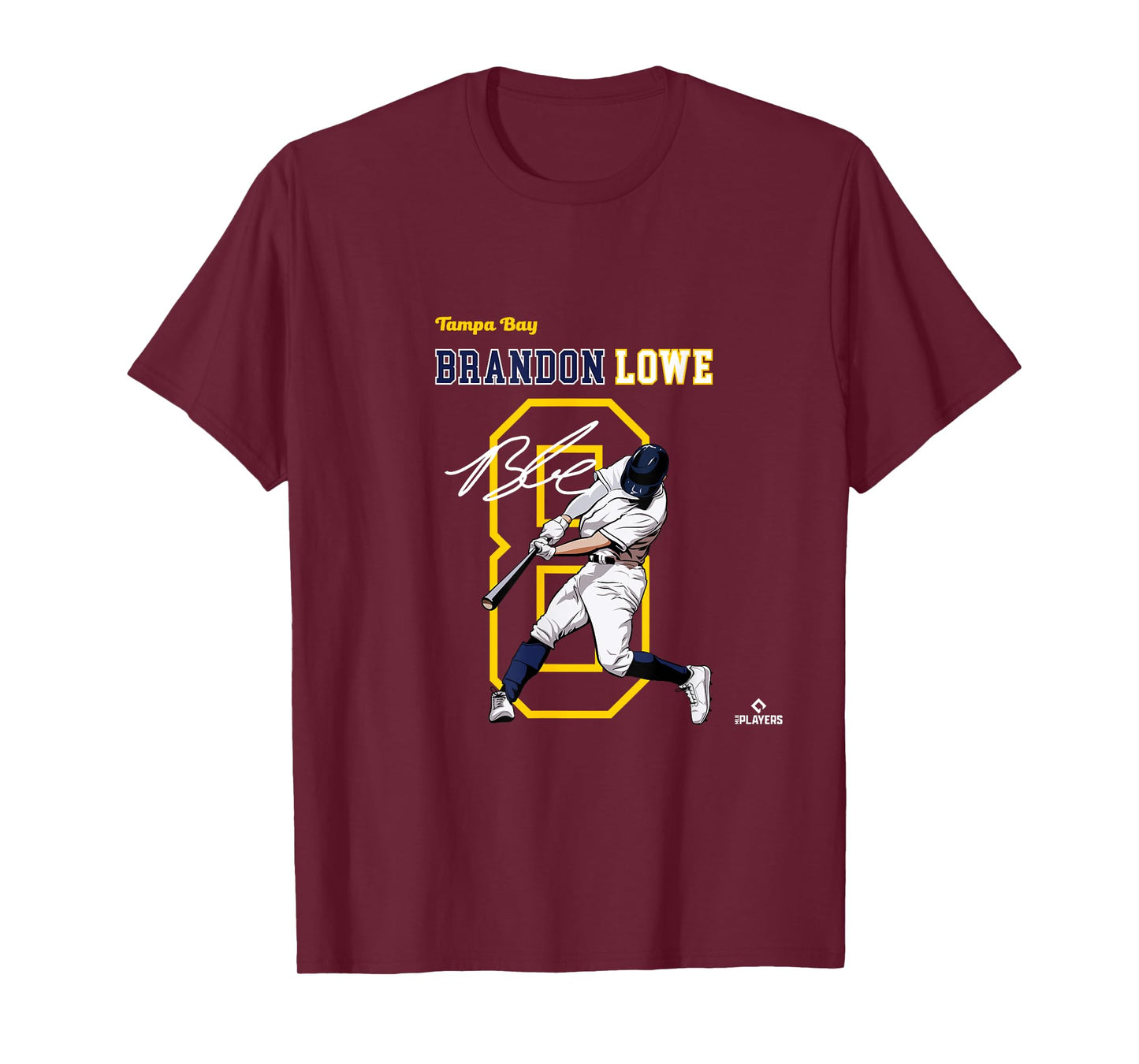 Brandon Lowe | Tampa Bay Baseball Players | MLBBLE3004 T-Shirt