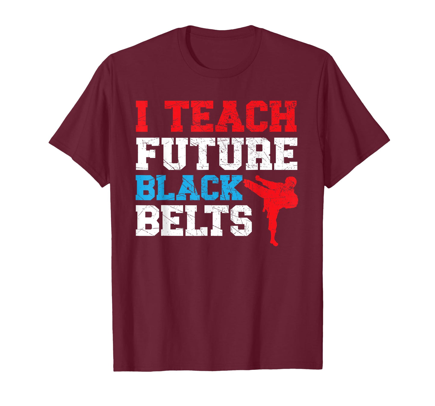 I Teach Future Black Belts Martial Arts Taekwondo T-Shirt