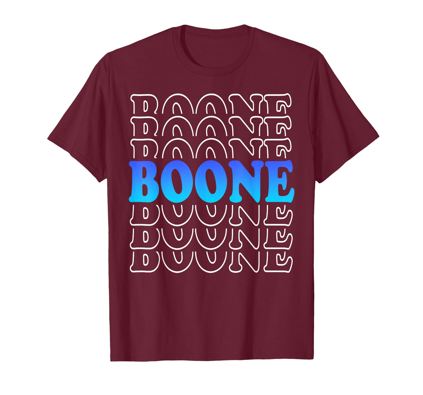 Boone Family Name I Love Boone Personalized Vintage T-Shirt