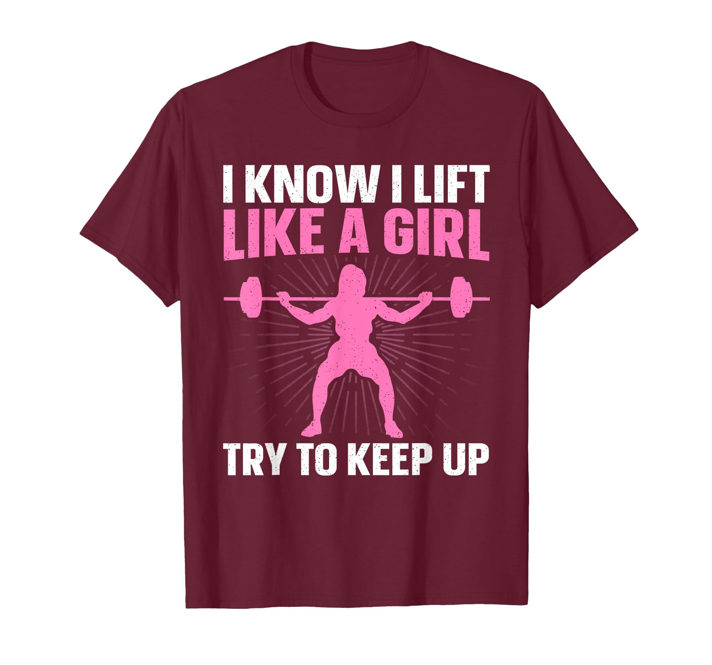 Powerlifting Art For Women Girls Weightlifting Power Lifting T-Shirt