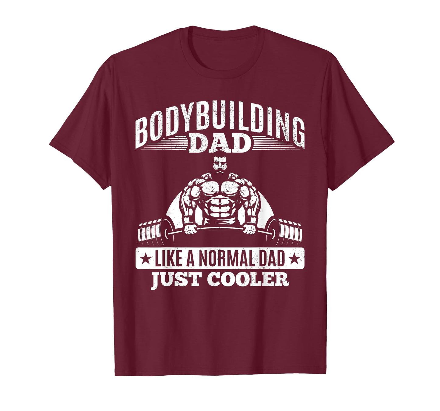 Powerlifting Daddy Training Fitness Gym Bodybuilding Dad T-Shirt