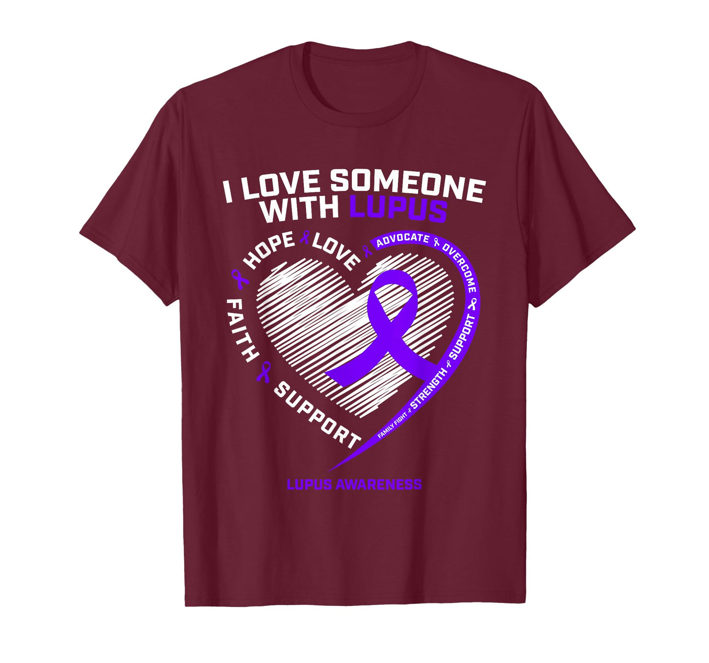 Men Women Mom Wife Gifts Products Daughter Lupus Awareness T-Shirt