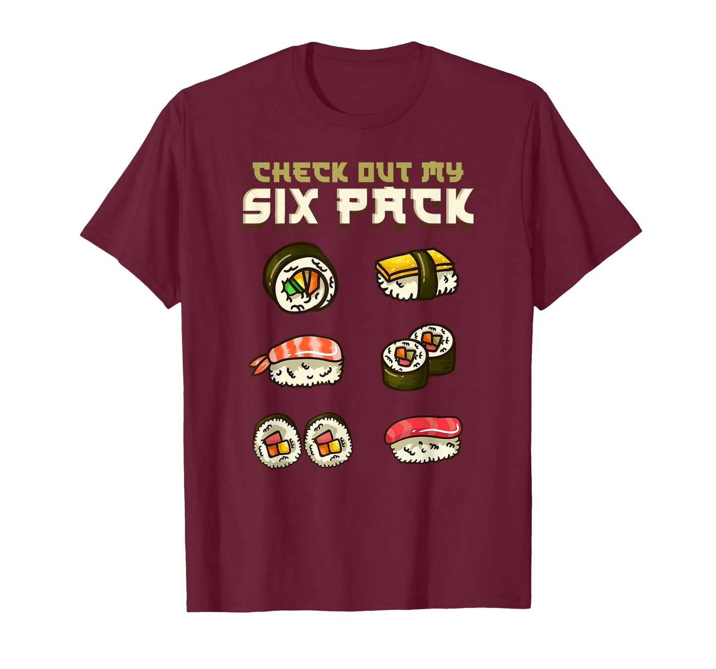 Sushi Japanese Gym T-Shirt