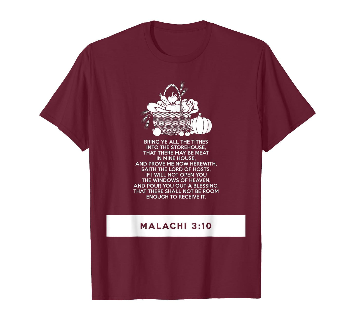 proverbs bible study Malachi 3 10 T-Shirt