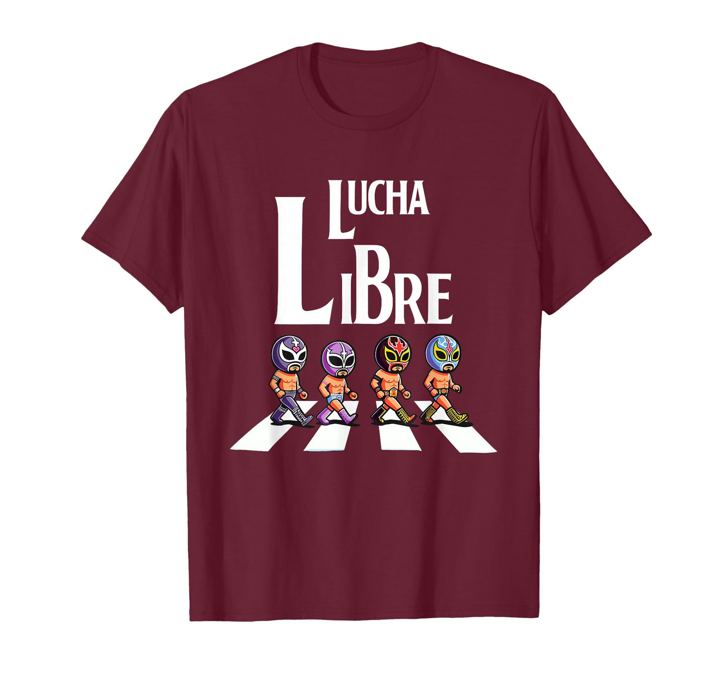 Hilarious Mexican Wrestling | Funny Wrestler Apparel Libre T-Shirt