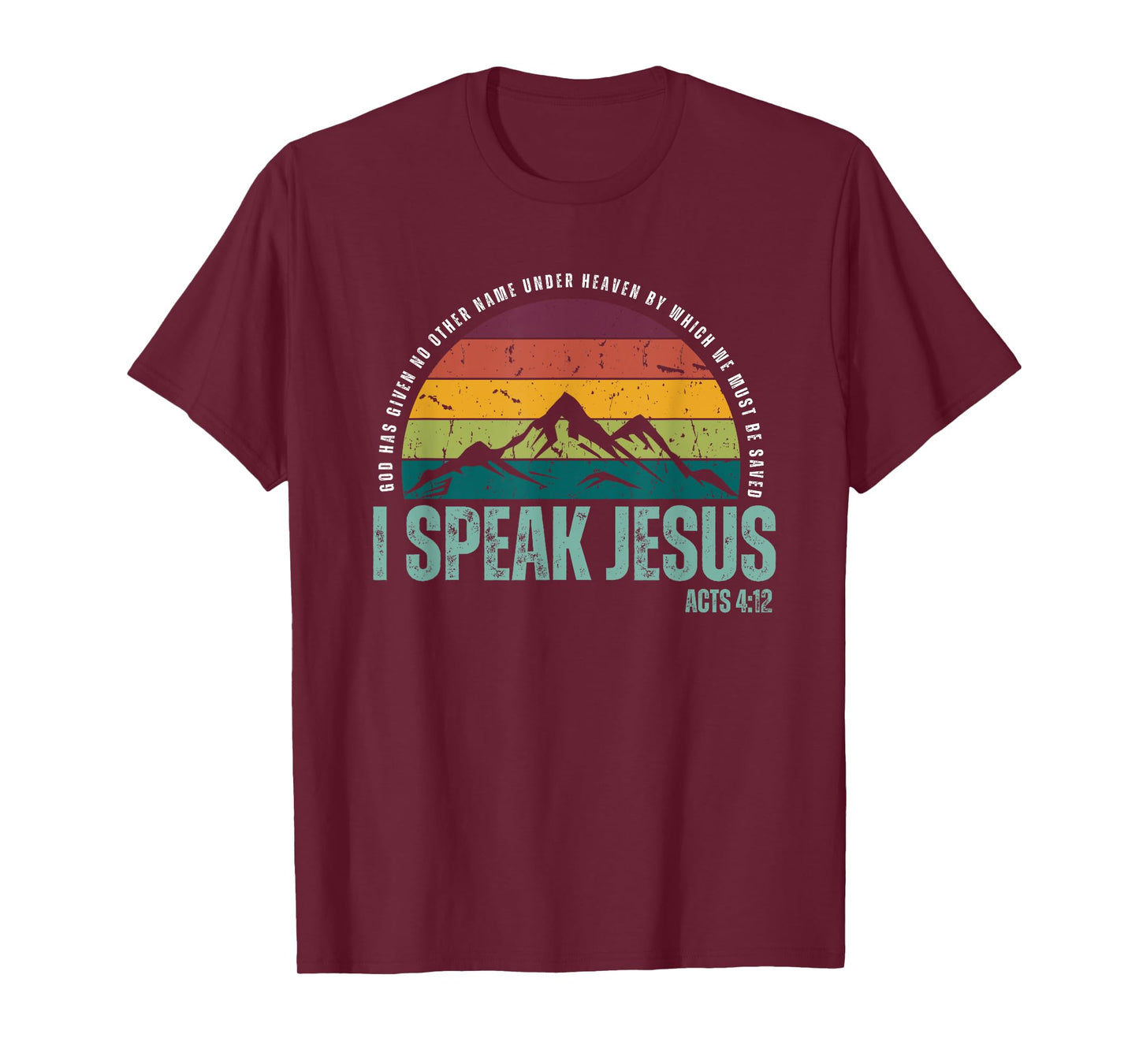 I Speak Jesus Men Women Youth T-Shirt