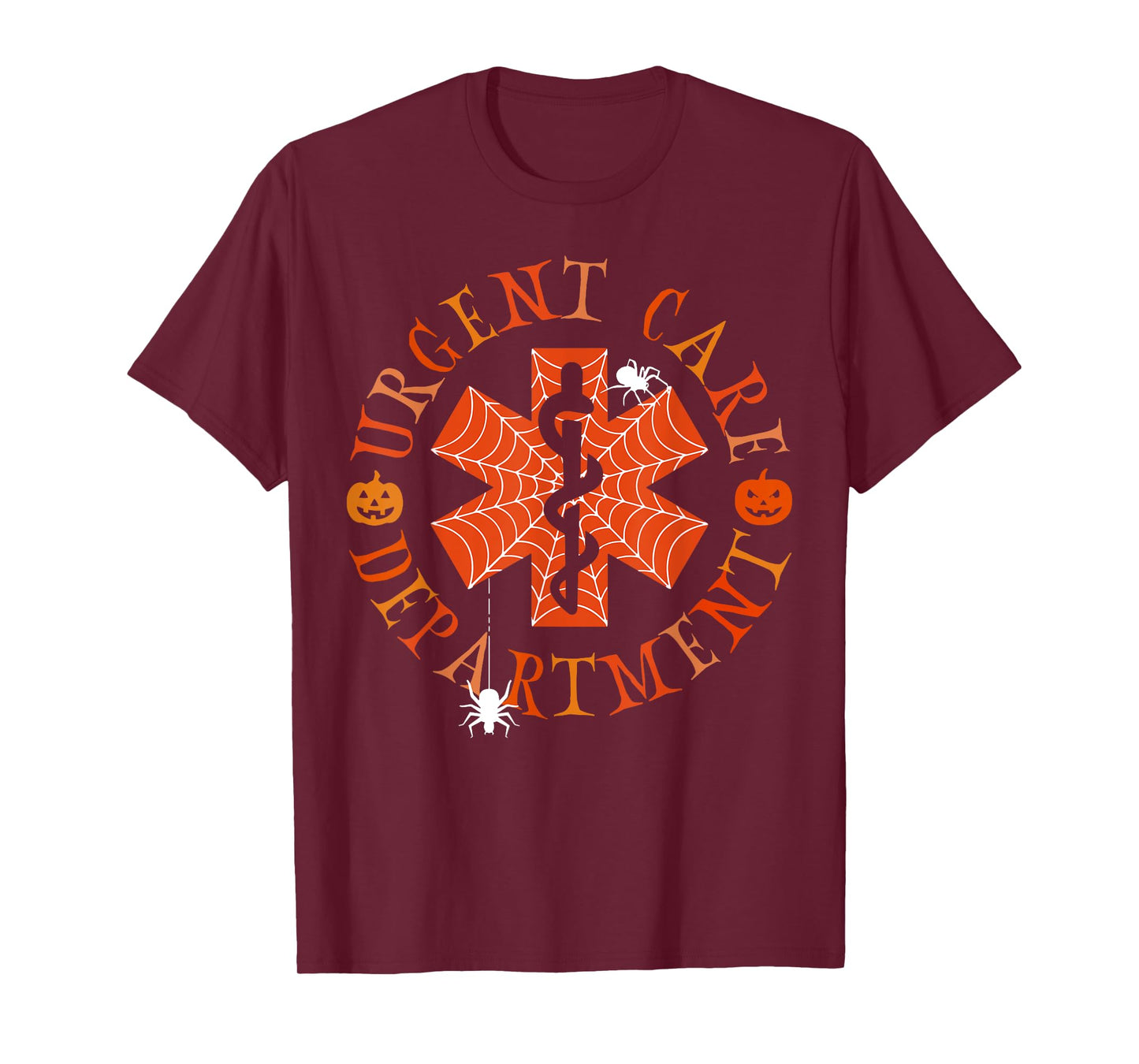Halloween Urgent Care Department ICU Nursing Registered T-Shirt