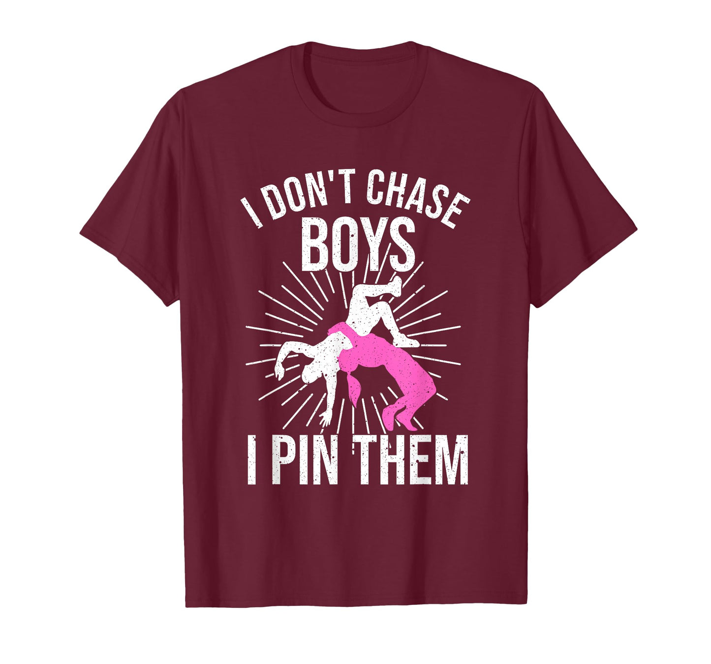 Funny Wrestling Girls Designs For Women Wrestle Athlete Fans T-Shirt