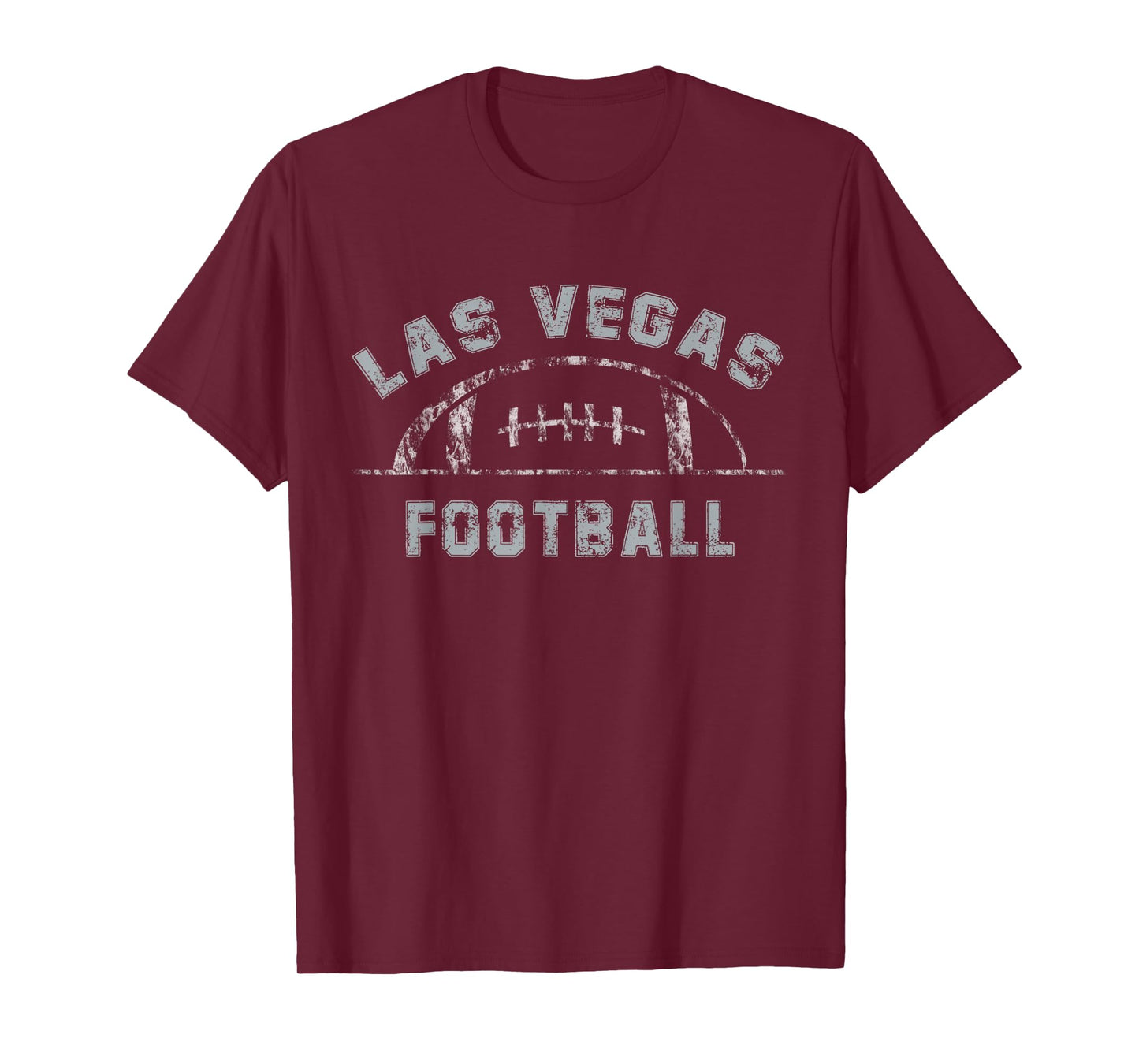 Las Vegas Football | End Zone Game Day Distressed Vintage T-Shirt