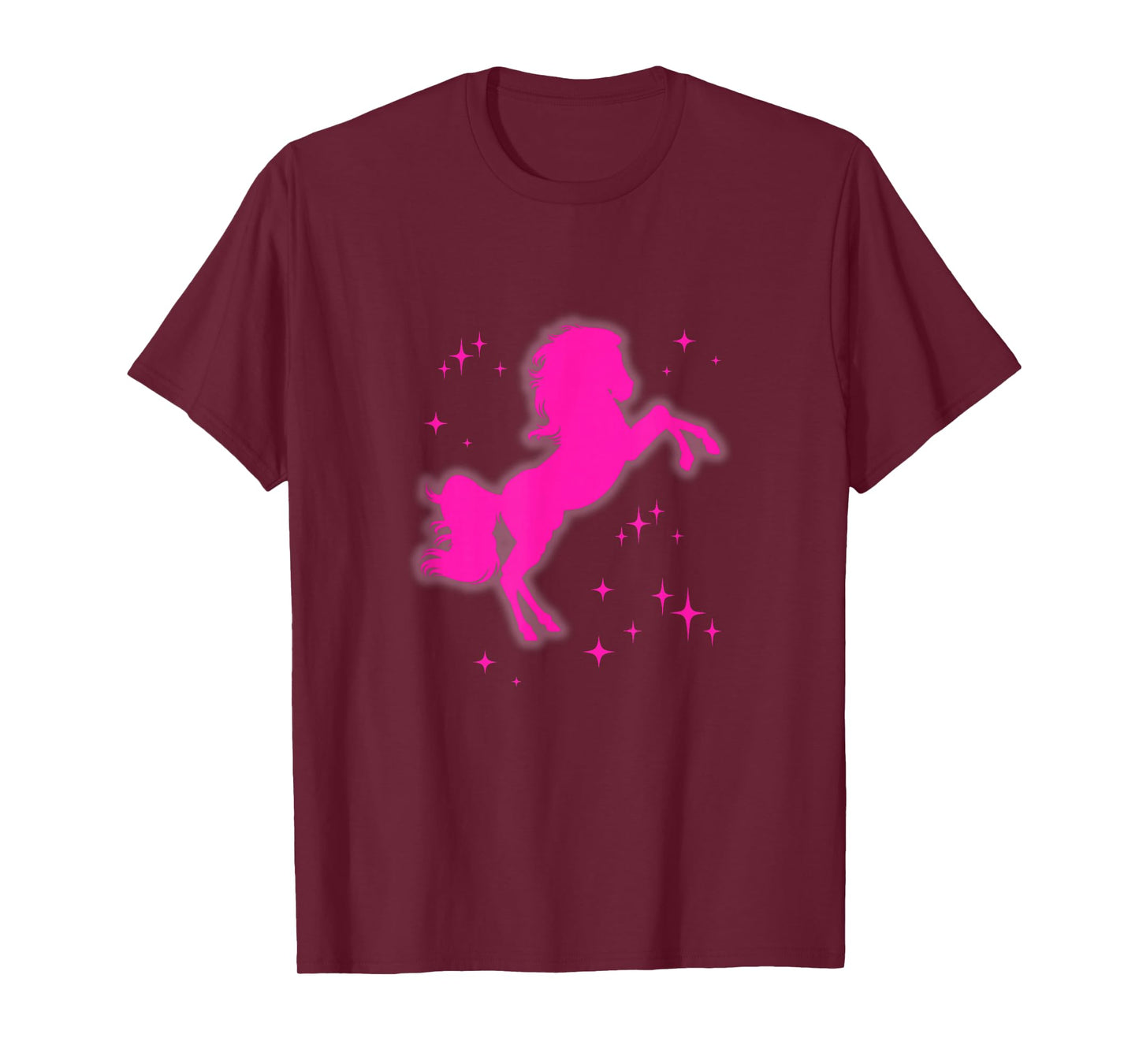 Pony and Heels Lover Pink Girls Clubs Disco Birthday Cowgirl T-Shirt