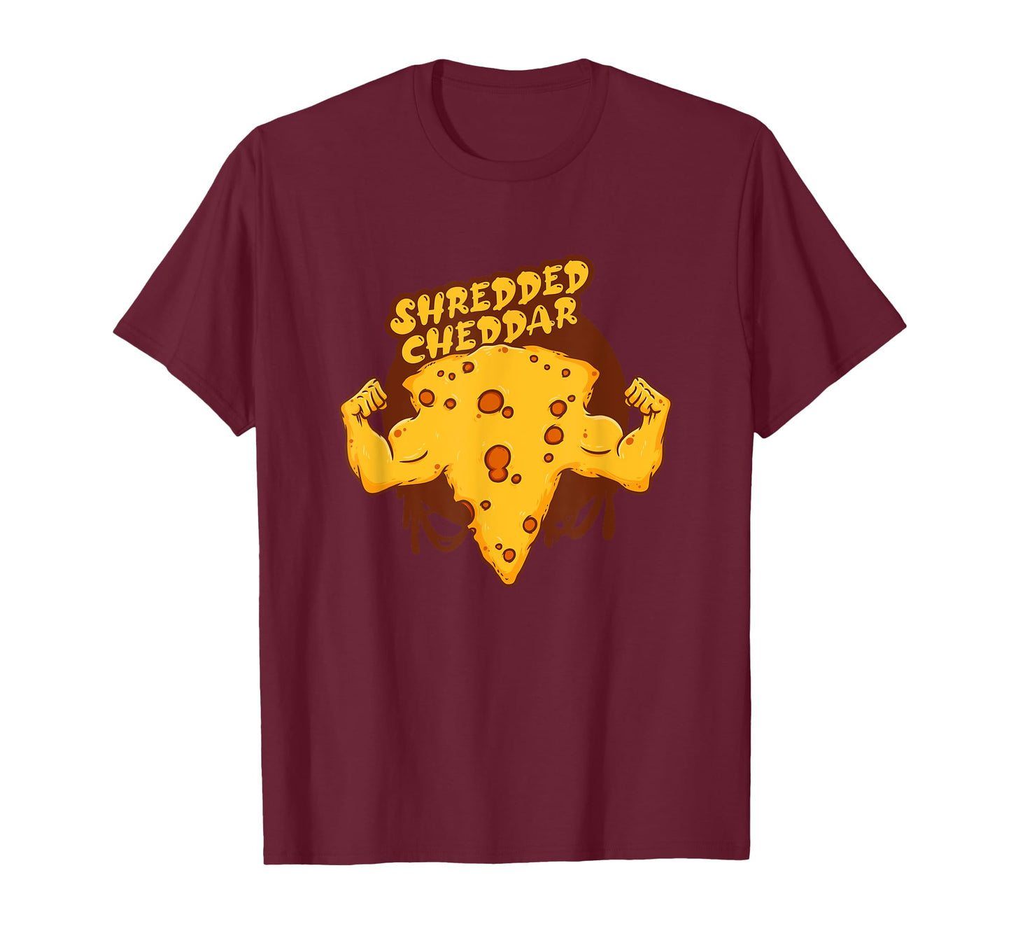 Shredded Cheddar Cheese Funny Cheese For Cheese Lovers T-Shirt