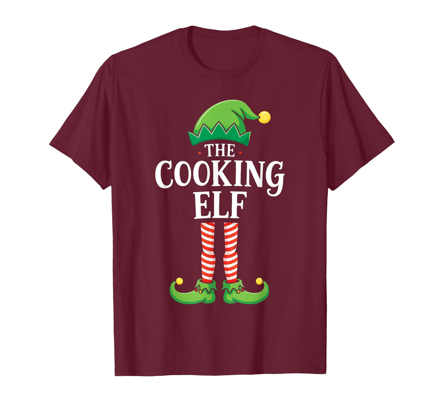 Cooking Elf Matching Family Group Christmas Party T-Shirt