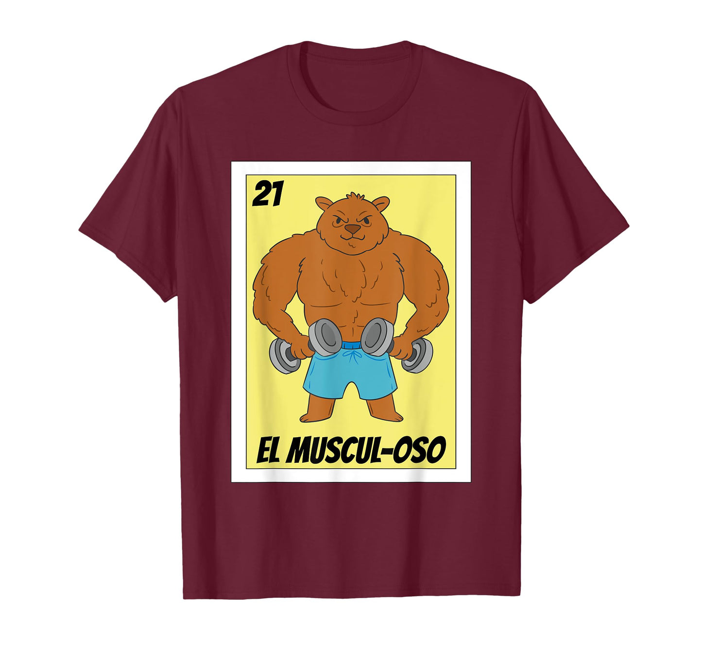 Funny Fitness Mexican Design - El Musculoso T-Shirt