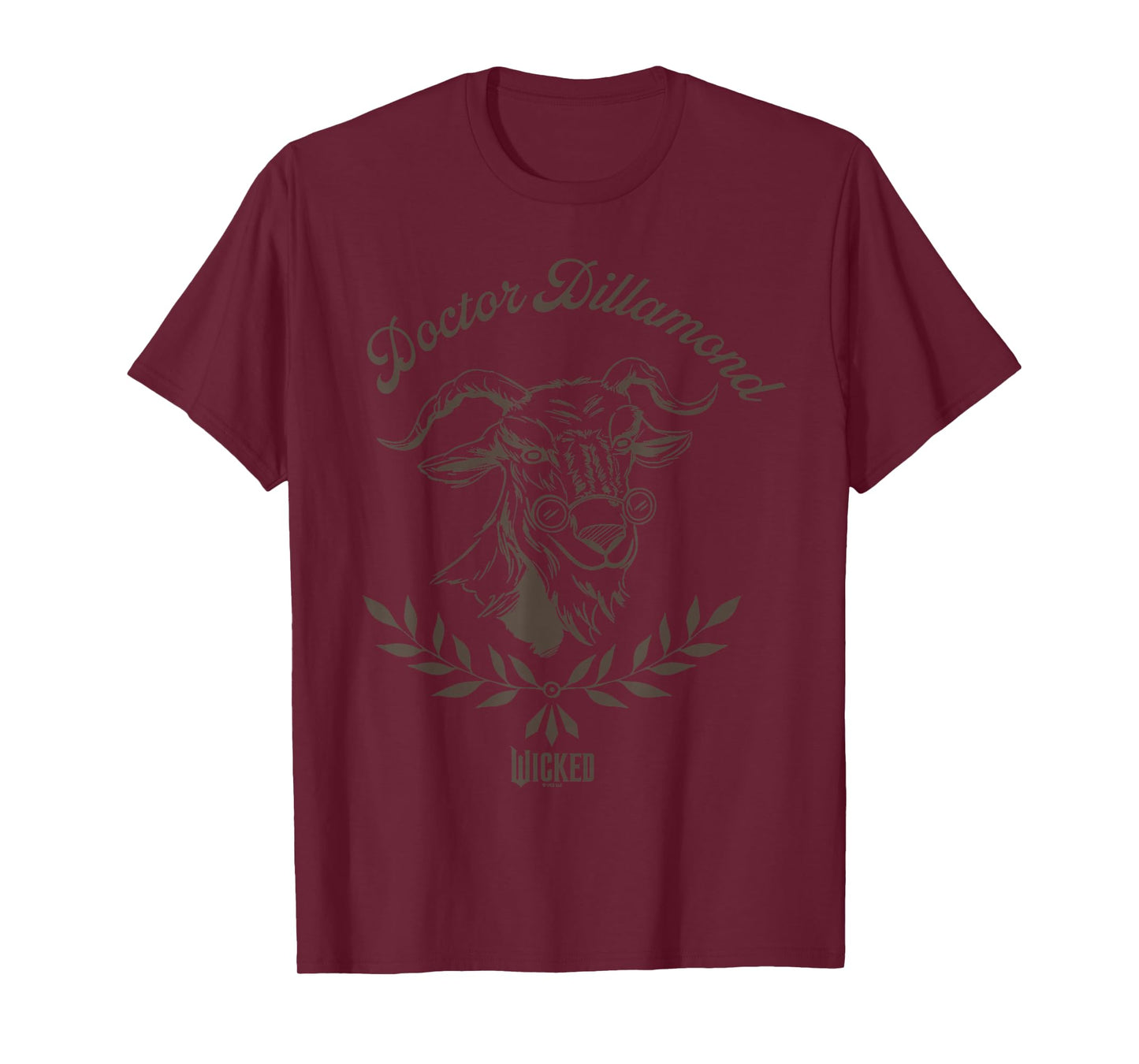 Wicked Dr. Dillamond Laurels Portrait T-Shirt