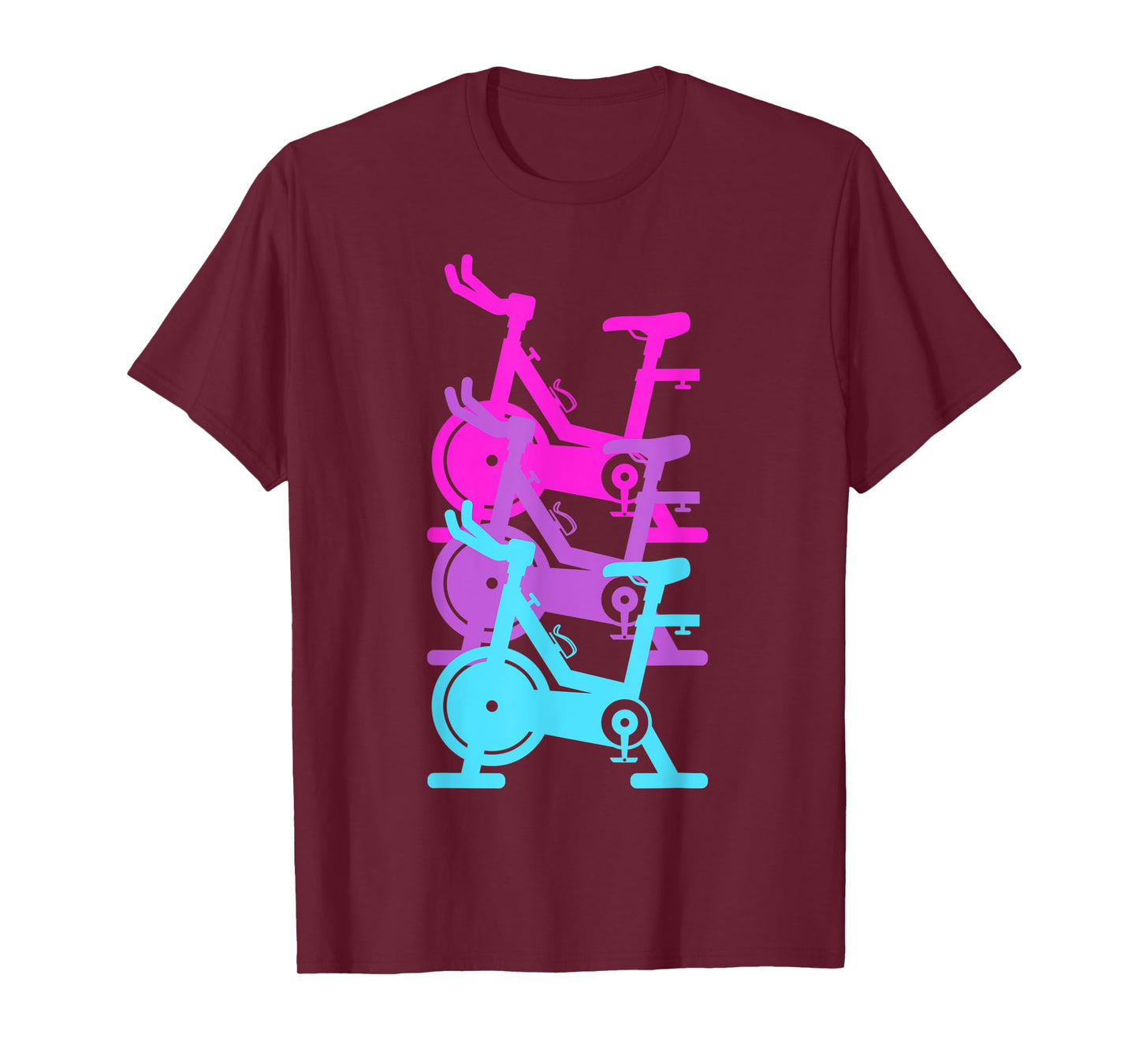 Cool Spin Class Gym Workout Spinning Exercise Bike Cycling T-Shirt