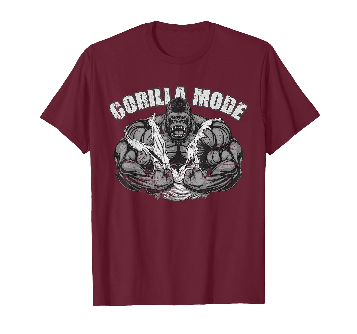 Gorilla Mode Gym Ape Fitness Coach Swole Monkey T-Shirt