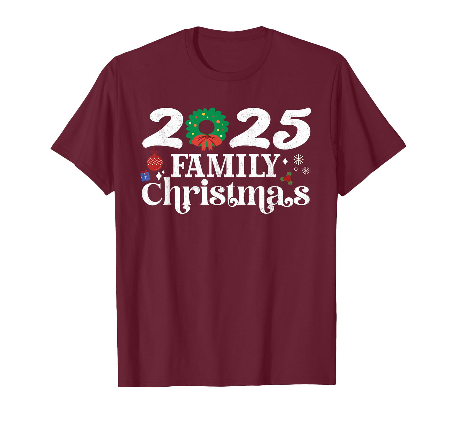 Family Matching Squad Christmas 2025 Crew Funny Xmas Santa T-Shirt
