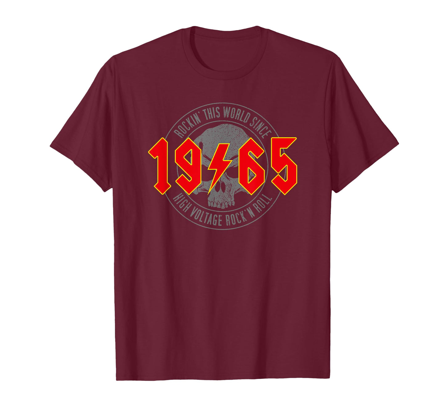 Rockin' Since 1965 Classic Rock 1965 Birthday T-Shirt