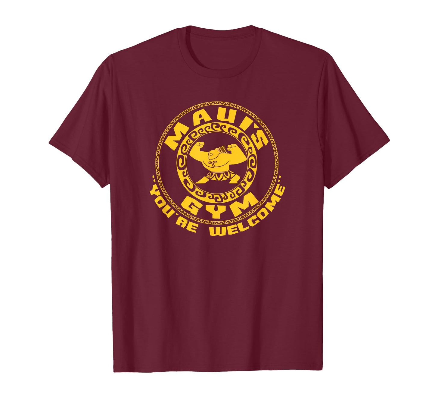 Disney Moana Maui's Gym Circle Logo T-Shirt