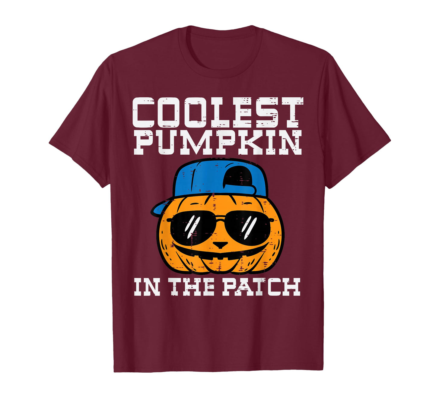 Halloween Coolest Pumpkin In Patch Costume Boys Kids Toddler T-Shirt