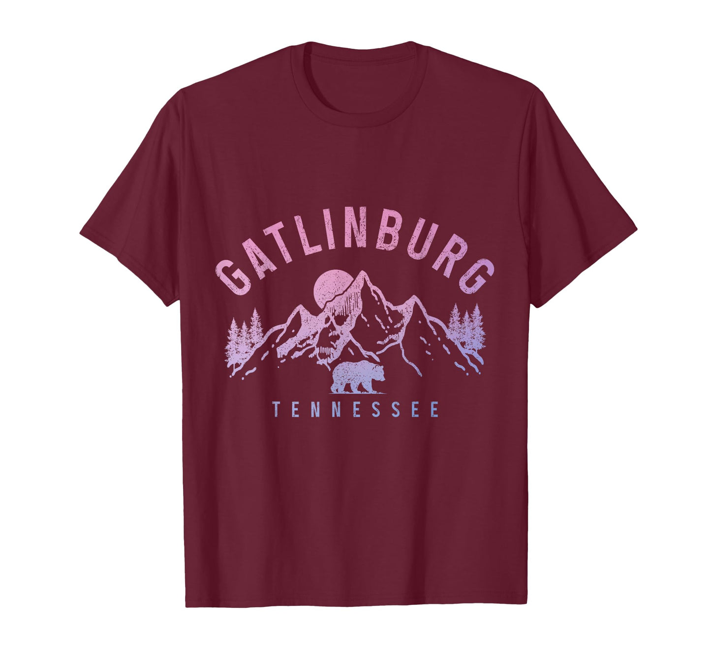 Gatlinburg Tennessee Mountains Bear Nature Vintage T-Shirt