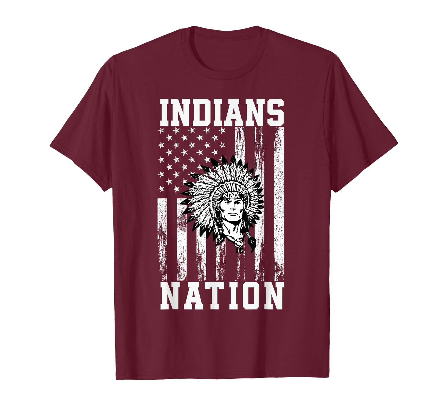 Shamokin Area Indians Logo Nation HS T-Shirt