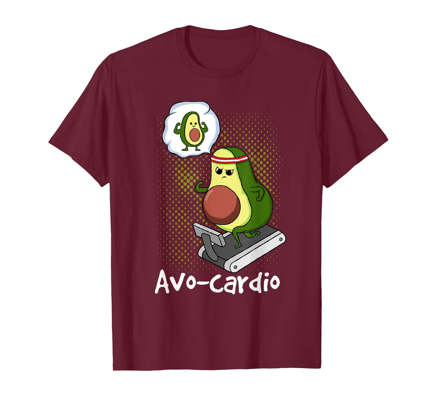 AvoCardio Funny Avocado Cardio Running Exercise Pun Gym Gift T-Shirt
