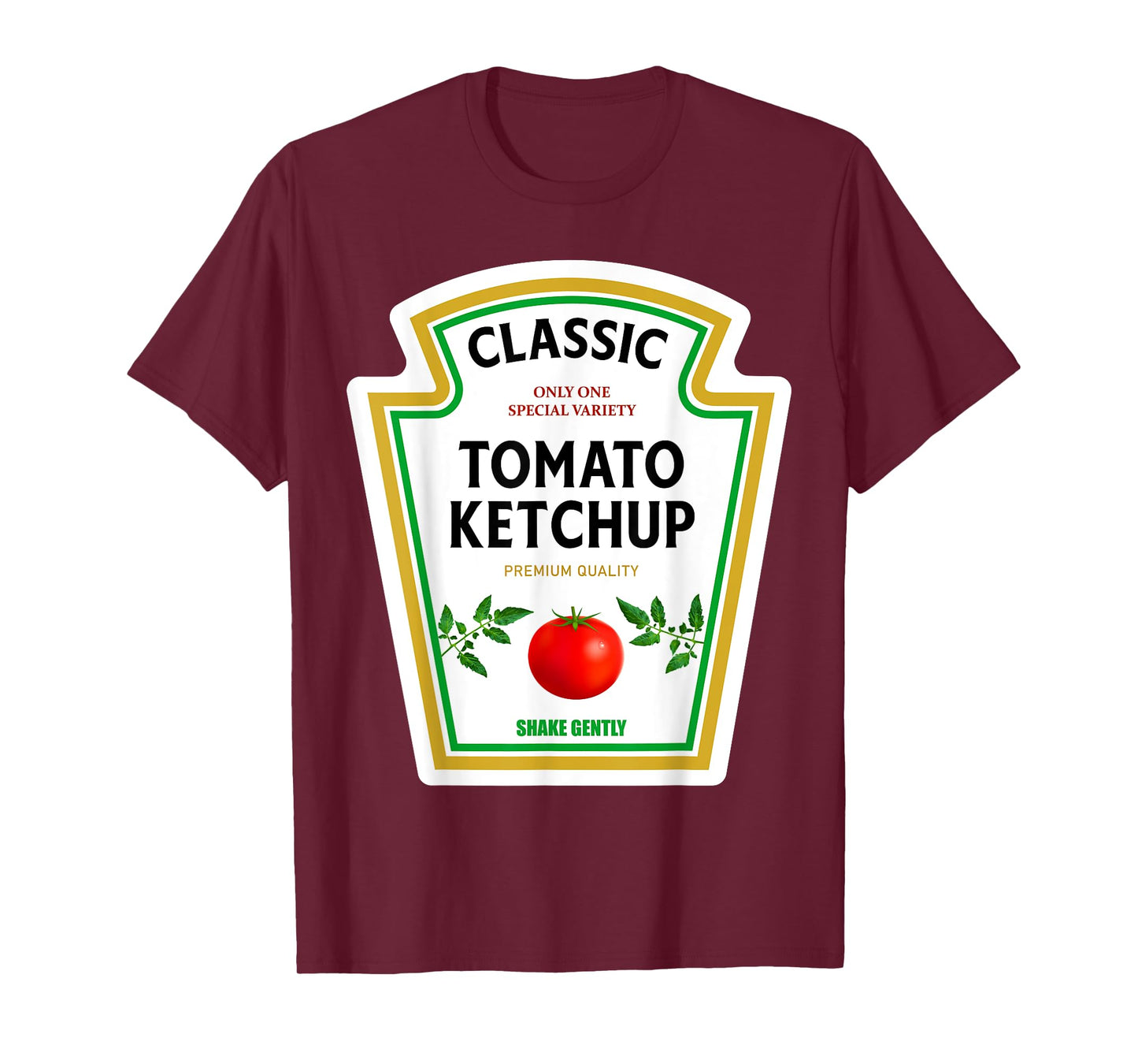 Ketchup Halloween 2024 Costume Matching Mustard Condiments T-Shirt