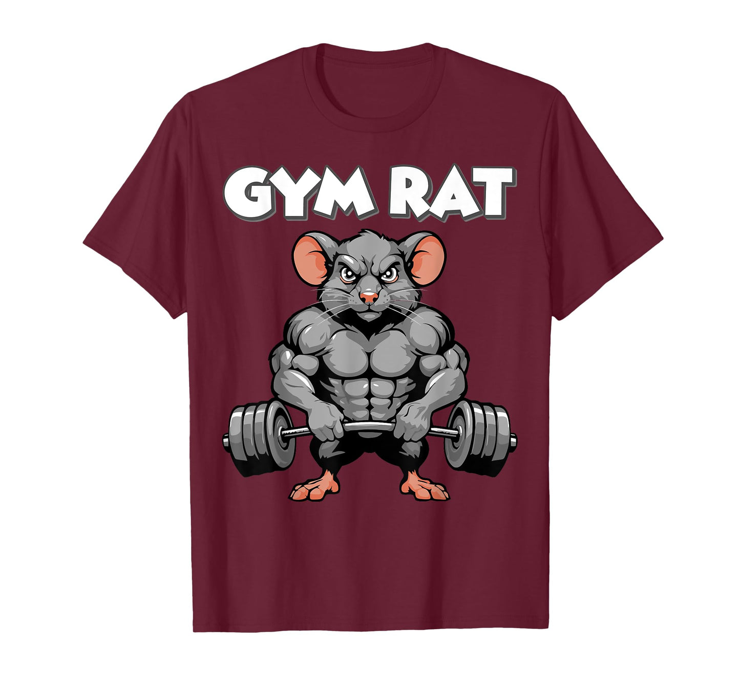 Gym Rat Fitness Bodybuilding Workout Muscle Pump T-Shirt