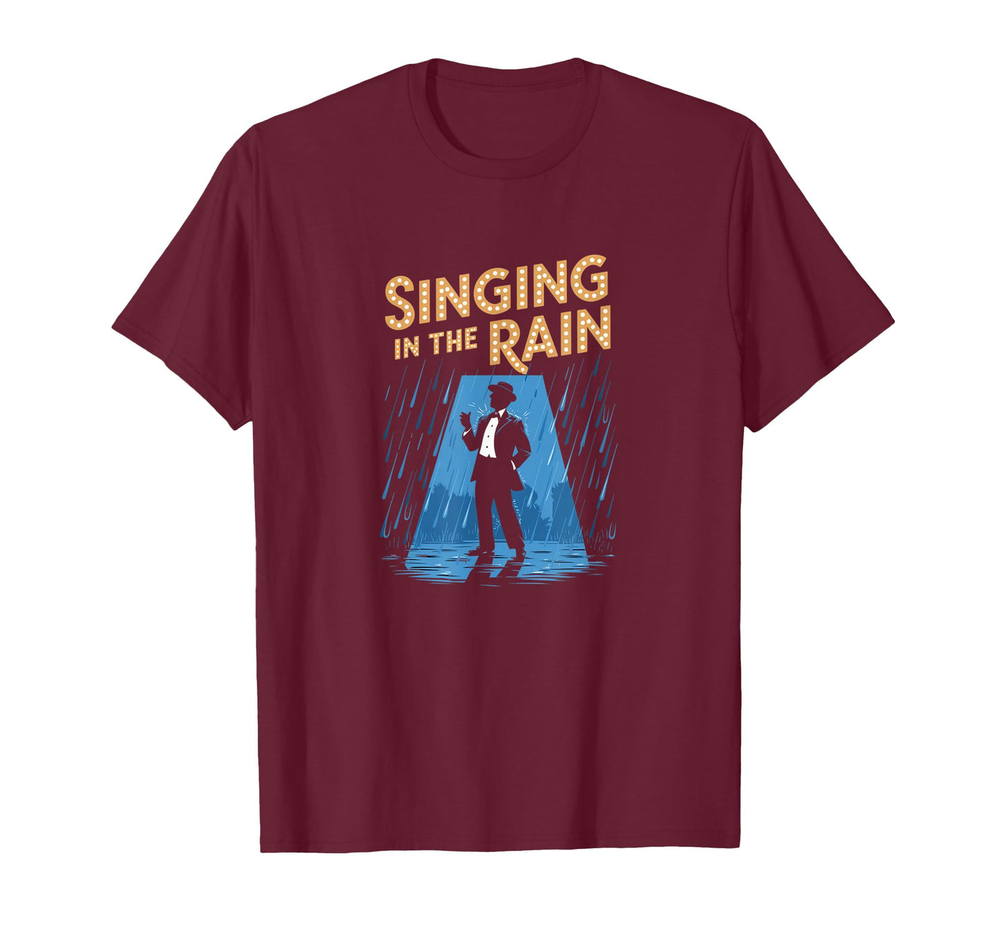 Singing in the Rain Retro Musical Theatre Tap Dance Broadway T-Shirt